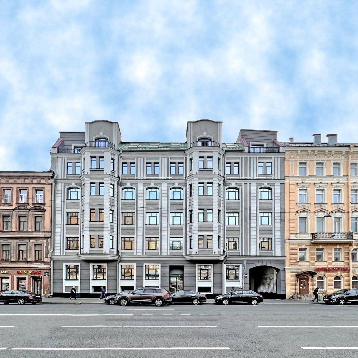 фасад дома, здание по адресу г Санкт-Петербург, ул 2-я Советская, д 17