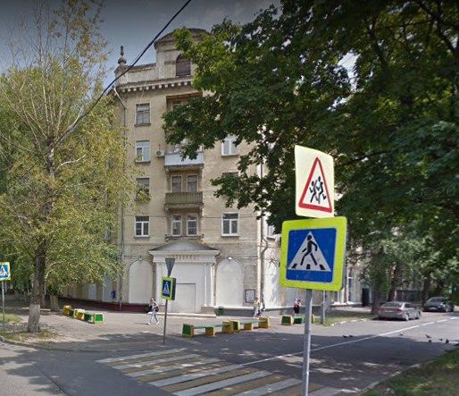 фасад дома, здание по адресу г Москва, ул Саратовская, д 14/1