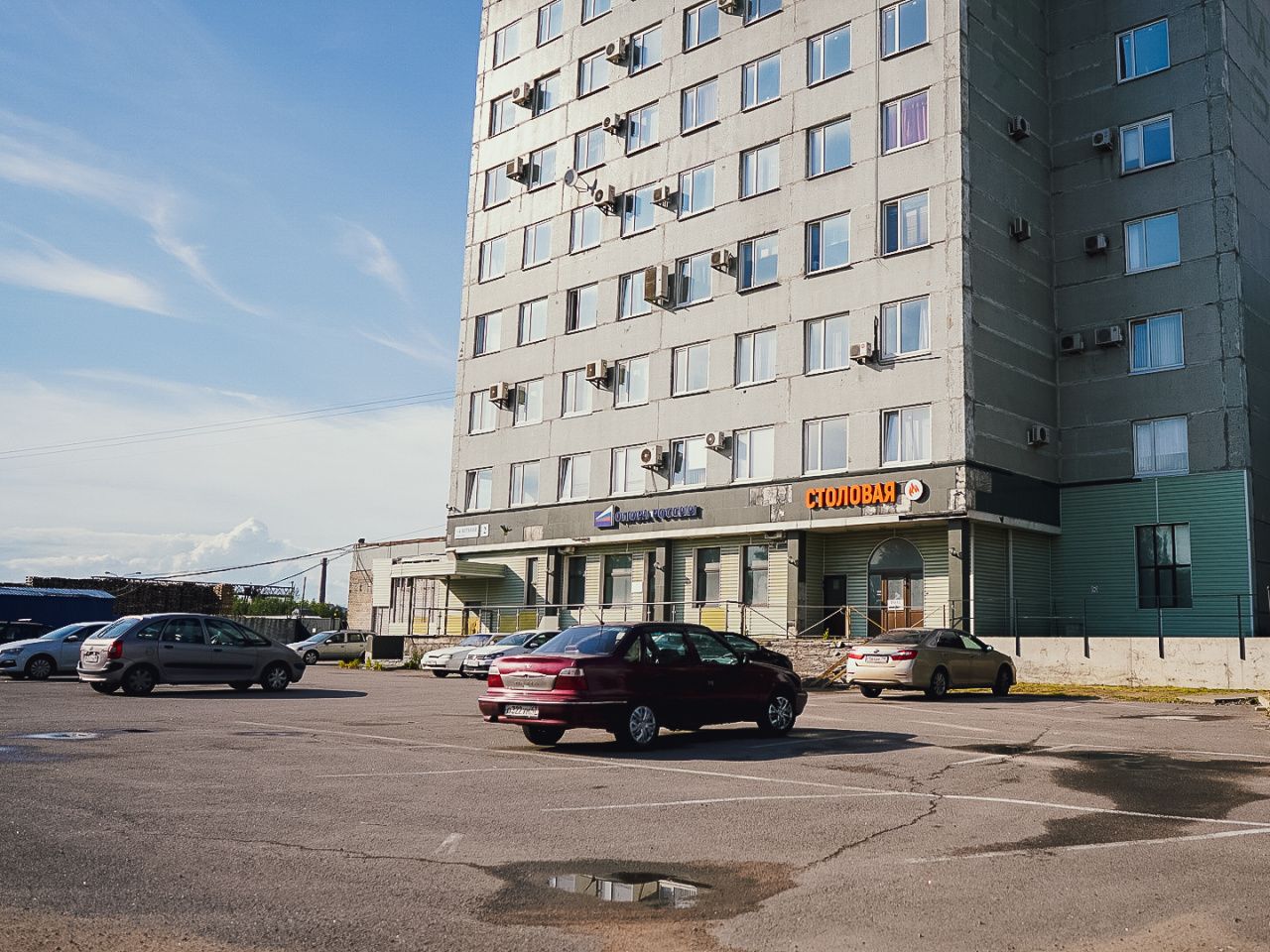 фасад дома, здание по адресу г Санкт-Петербург, 1-й Верхний пер, д 2
