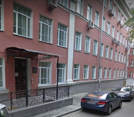 фасад дома, здание по адресу г Москва, Трёхпрудный пер, д 4
