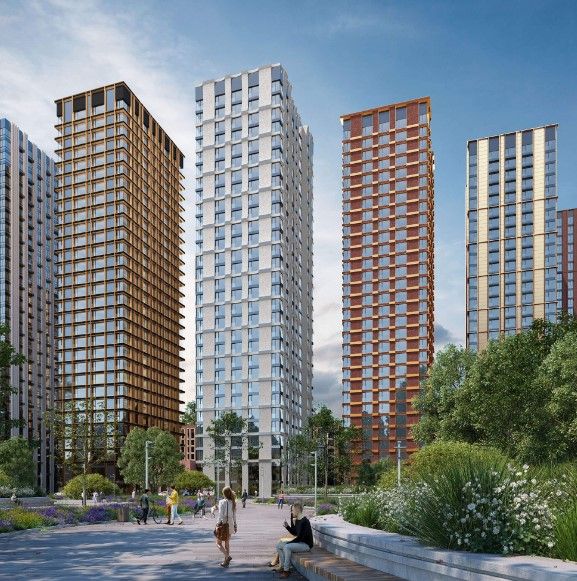 фасад дома, здание по адресу г Москва, Волгоградский пр-кт, д 35/5 к 2