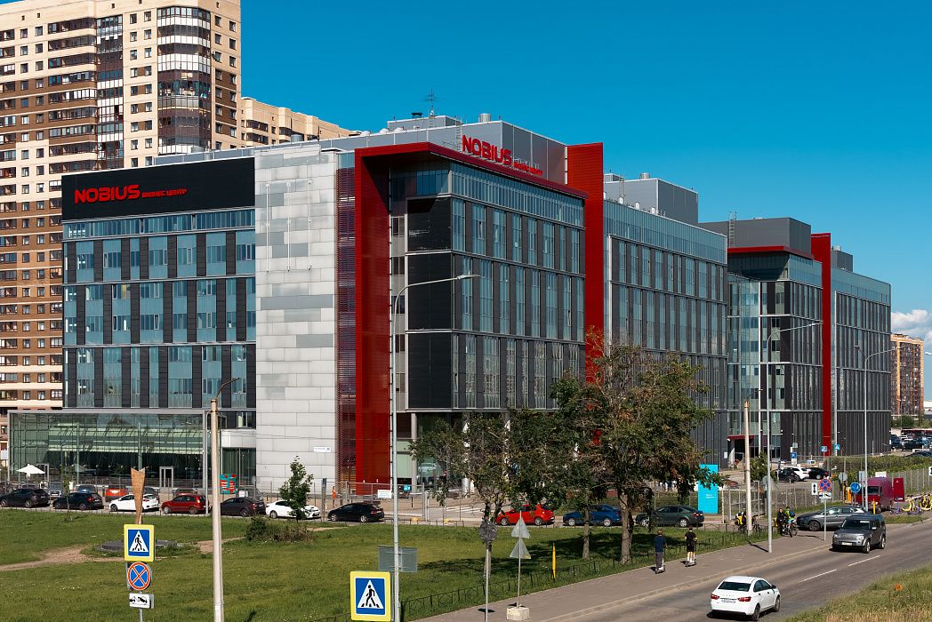 фасад дома, здание по адресу г Санкт-Петербург, Пулковское шоссе, д 40 к 4