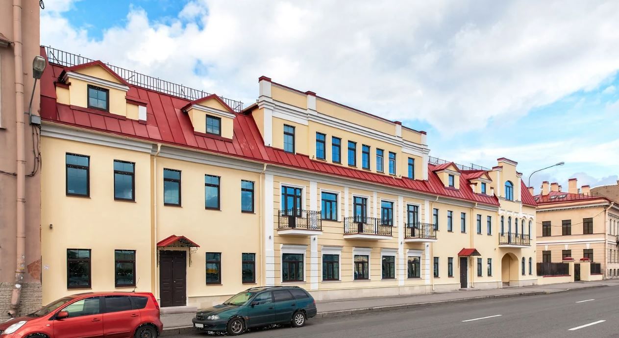 фасад дома, здание по адресу г Санкт-Петербург, Синопская наб, д 70