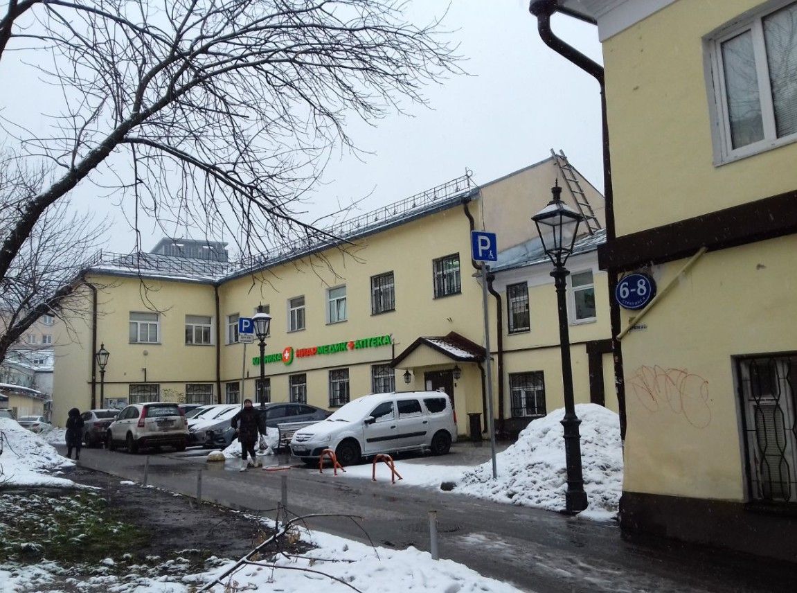 фасад дома, здание по адресу г Москва, ул Маросейка, д 6-8 стр 4