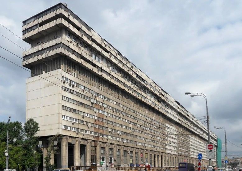 фасад дома, здание по адресу г Москва, ул Большая Тульская, д 2