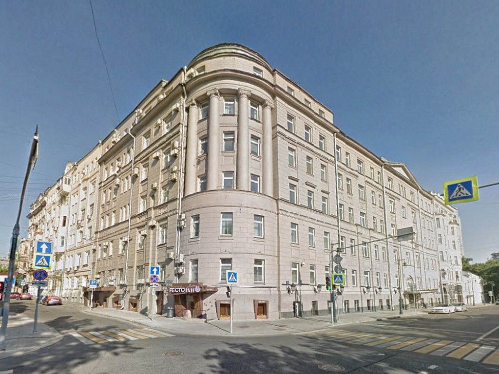 фасад дома, здание по адресу г Москва, ул Малая Дмитровка, д 23/15 стр 1