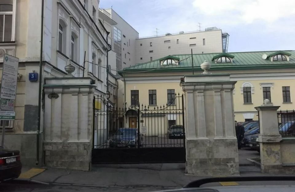 фасад дома, здание по адресу г Москва, Дмитровский пер, д 3 стр 1