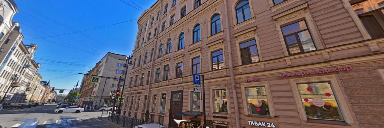 фасад дома, здание по адресу г Санкт-Петербург, ул Восстания, д 12 