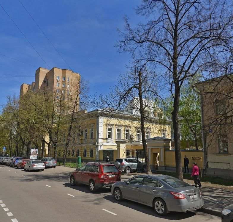 фасад дома, здание по адресу г Москва, ул Донская, д 7 стр 3
