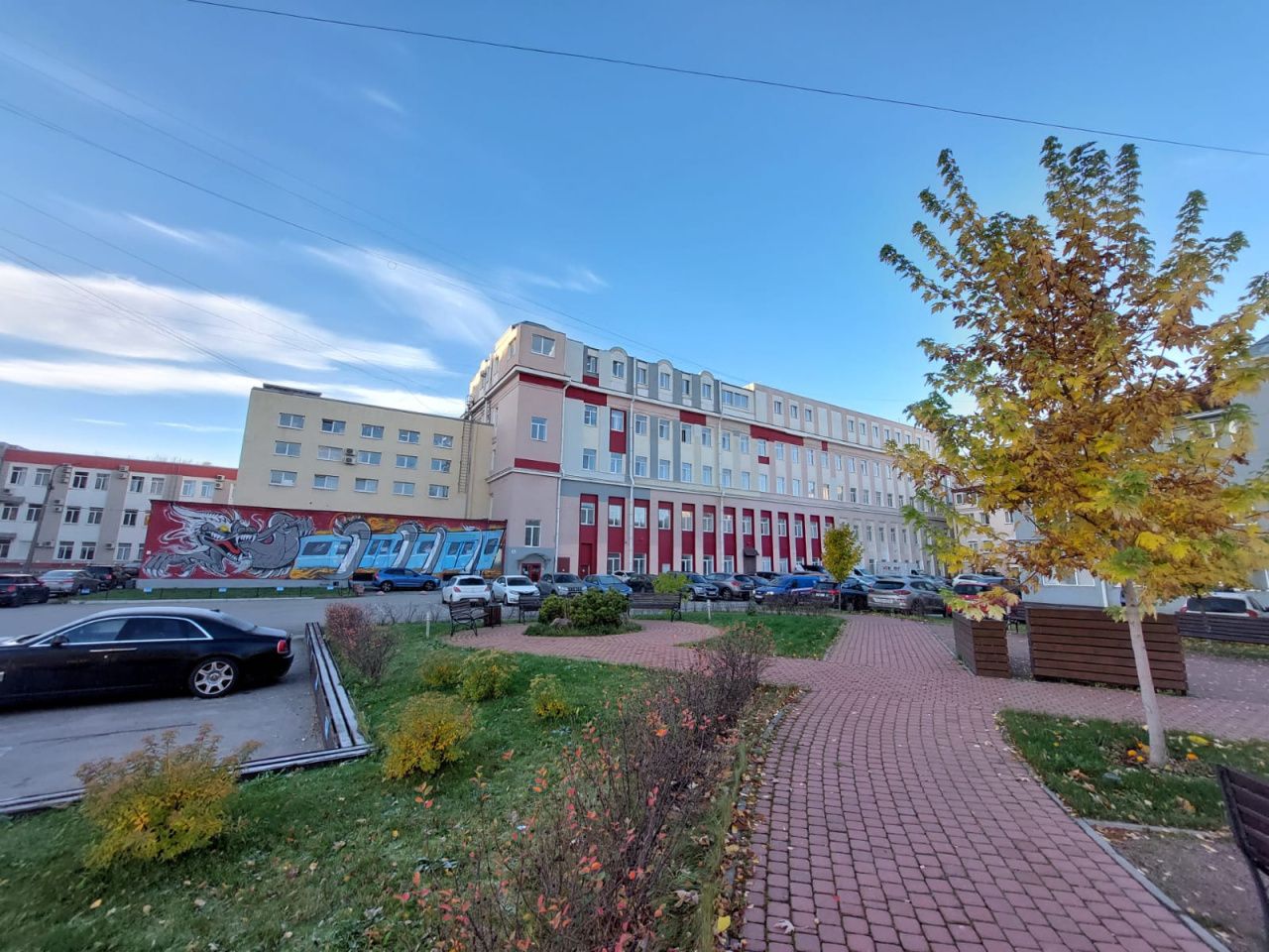 фасад дома, здание по адресу г Санкт-Петербург, ул Бумажная, д 16 к 3 
