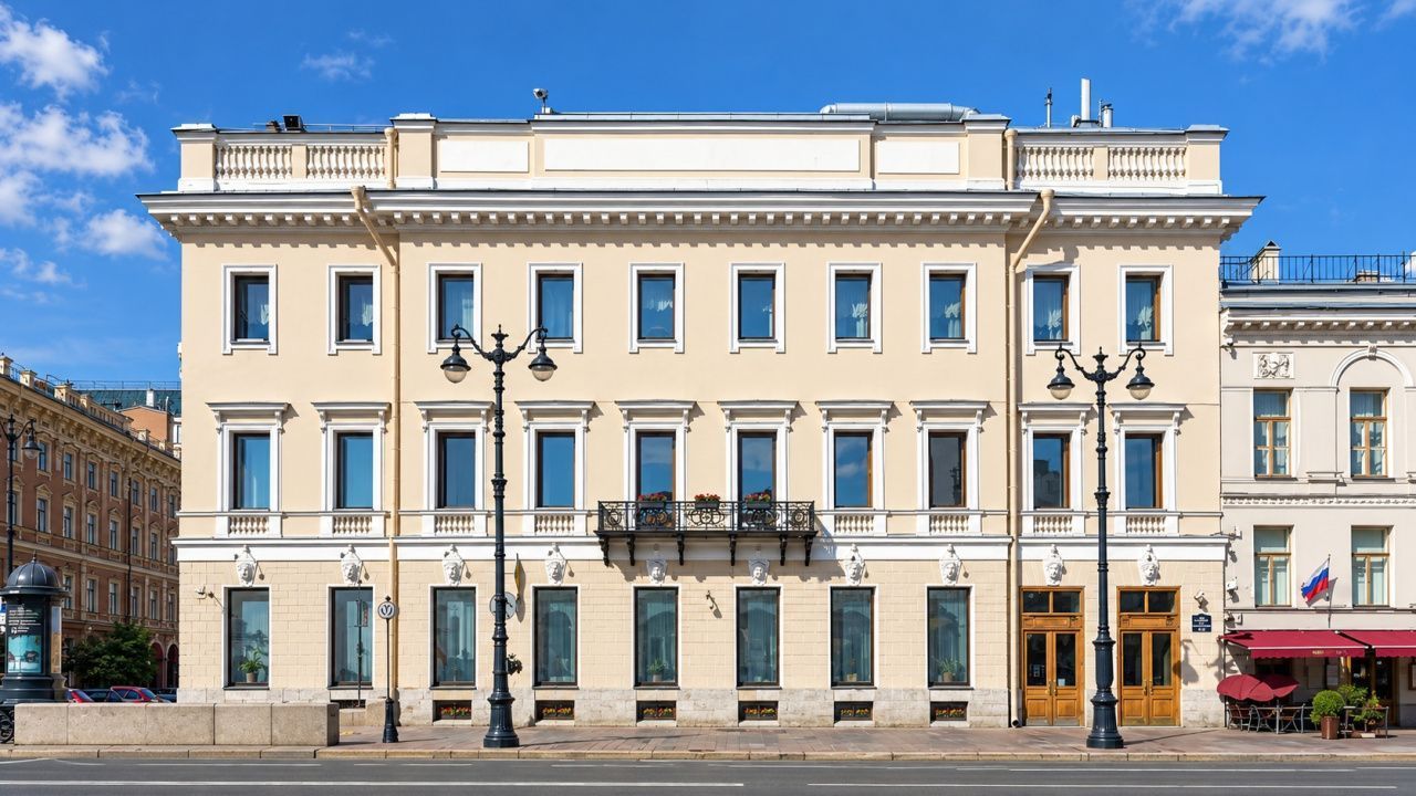 фасад дома, здание по адресу г Санкт-Петербург, Невский пр-кт, д 38/4