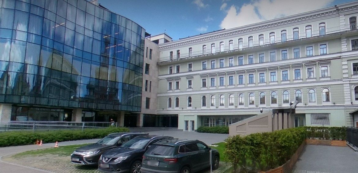 фасад дома, здание по адресу г Москва, Романов пер, д 4 стр 2