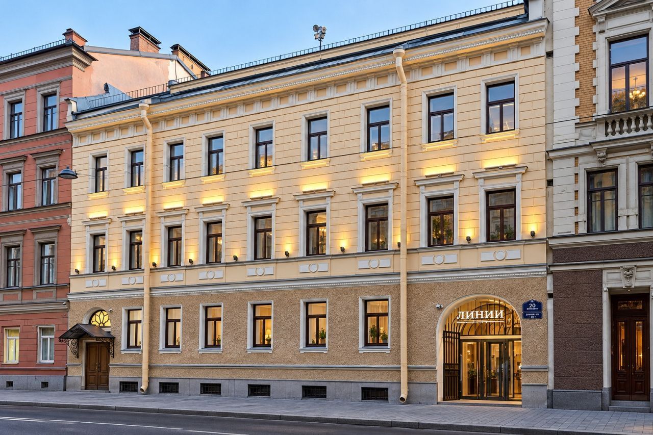 фасад дома, здание по адресу г Санкт-Петербург, лн 8-я В.О., д 25