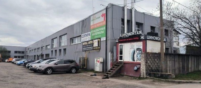 фасад дома, Бизнес-центр Мебельная, 2К по адресу г Санкт-Петербург, ул Мебельная, д 1 к 2