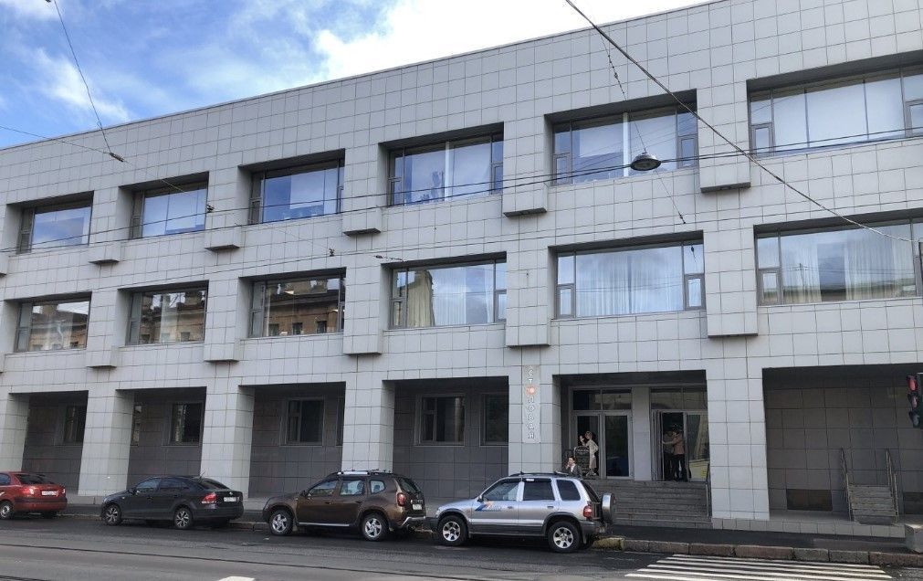 фасад дома, здание по адресу г Санкт-Петербург, линия Косая, д 16 к 2