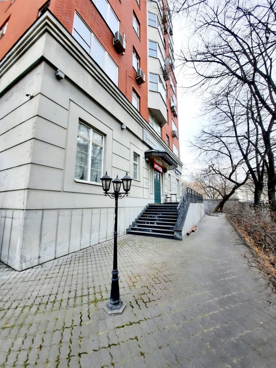 фасад дома, здание по адресу г Москва, 1-й Спасоналивковский пер, д 20