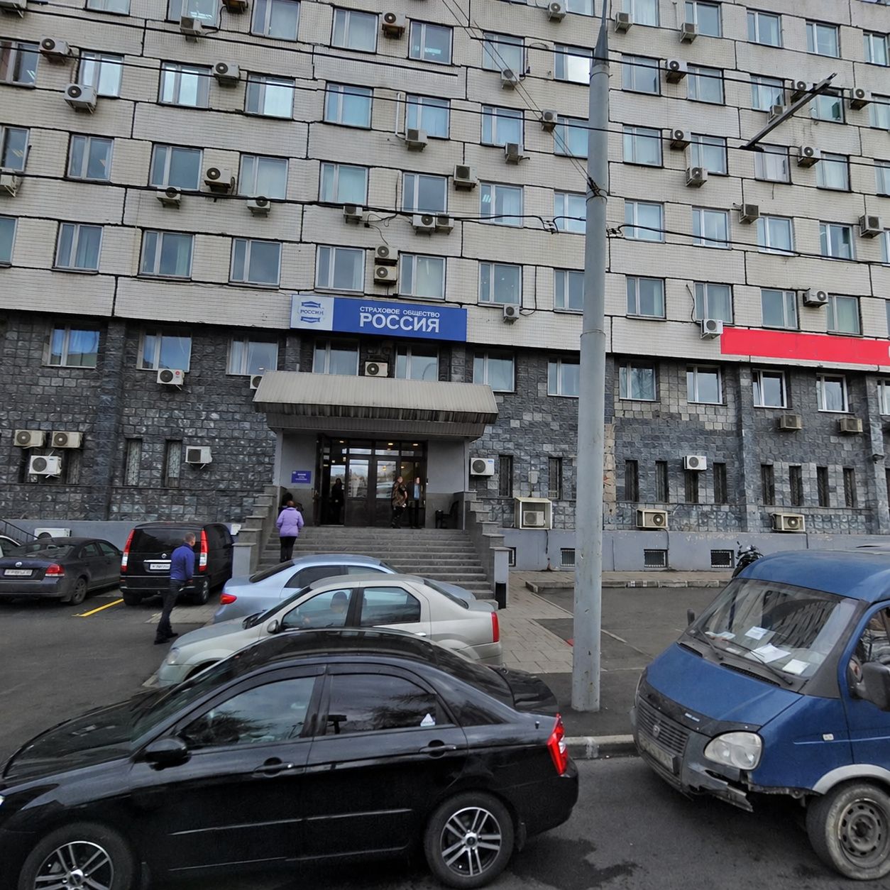 фасад дома, здание по адресу г Москва, проезд Ольминского, д 3А стр 3