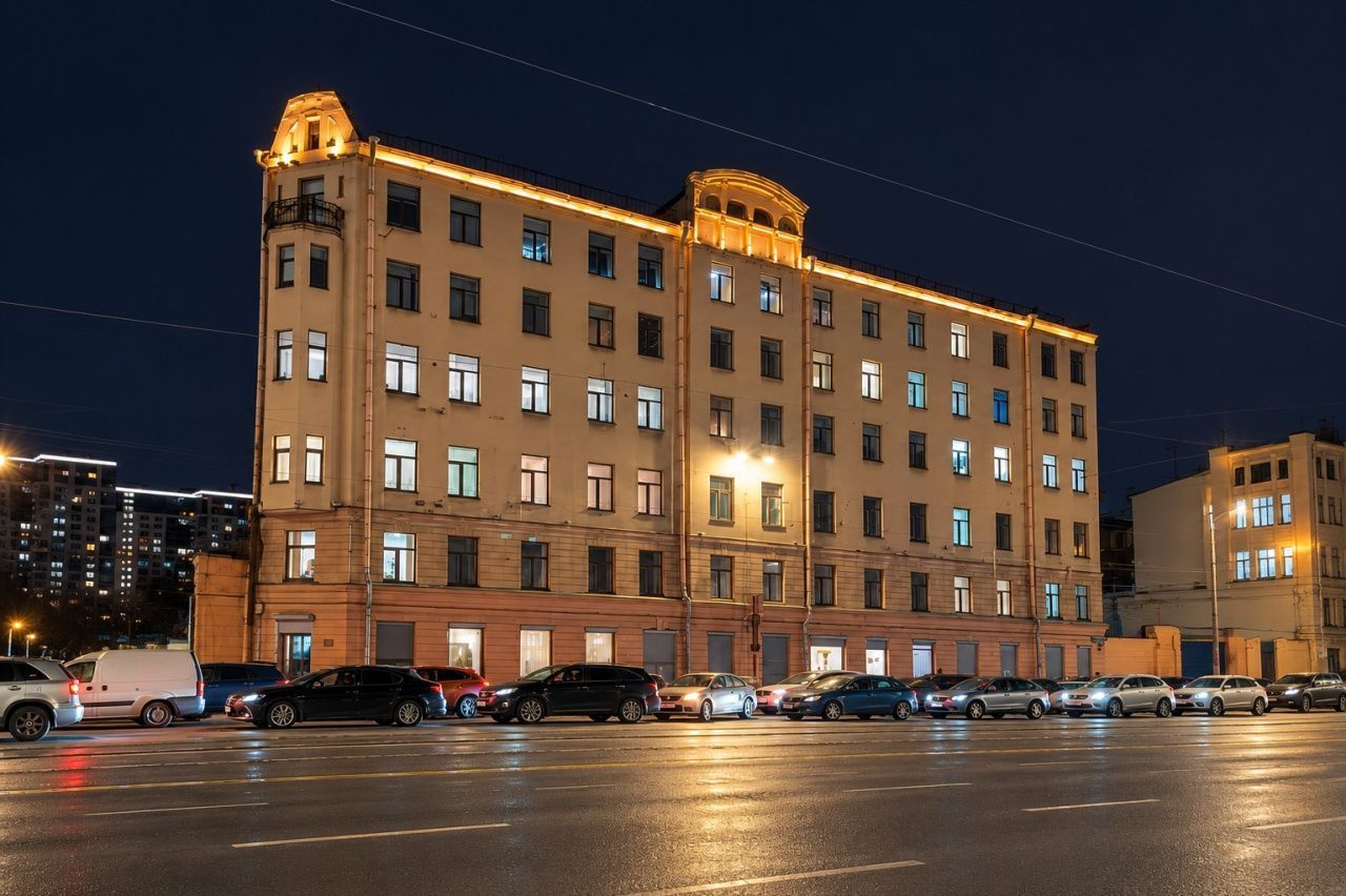 фасад дома, здание по адресу г Санкт-Петербург, Московский пр-кт, д 91 