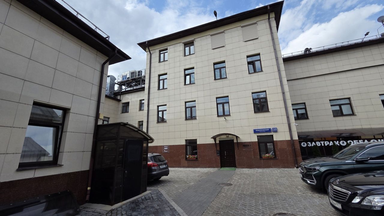 фасад дома, здание по адресу г Москва, Подсосенский пер, д 23 стр 5