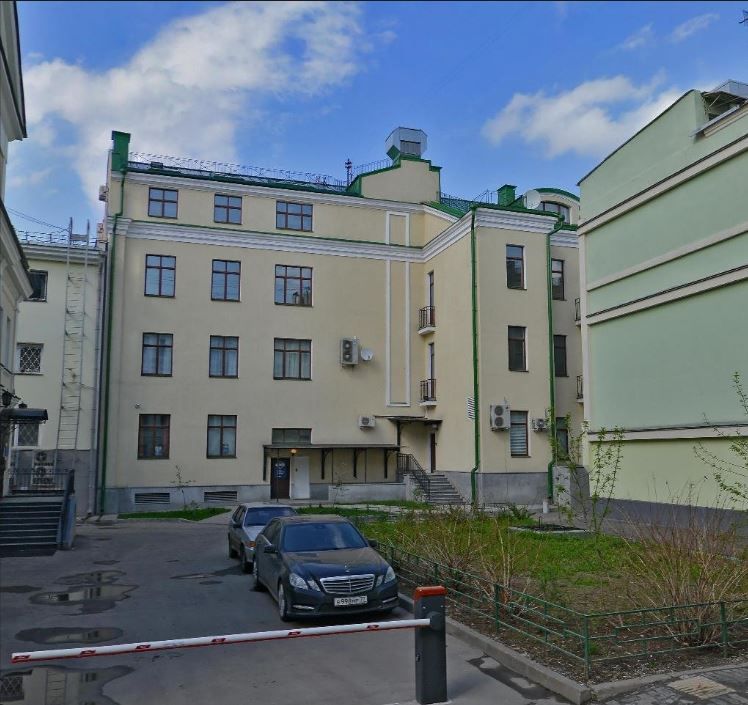 фасад дома, здание по адресу г Москва, Последний пер, д 26 