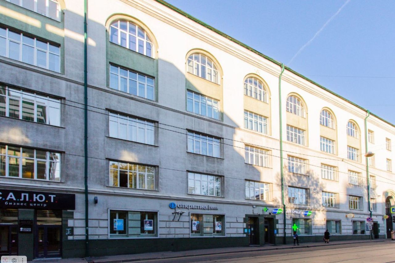 фасад дома, здание по адресу г Москва, ул Сущёвская, д 27 стр 1