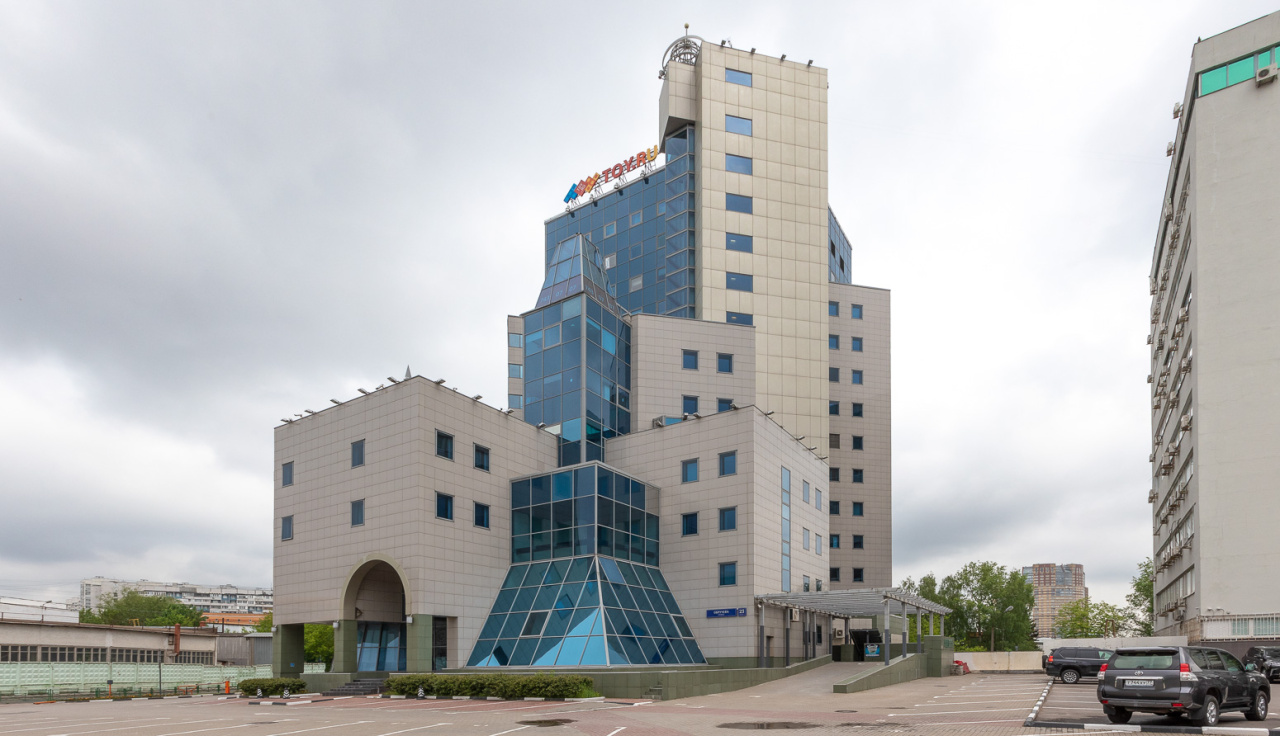 фасад дома, здание по адресу г Москва, ул Обручева, д 23 к 3 