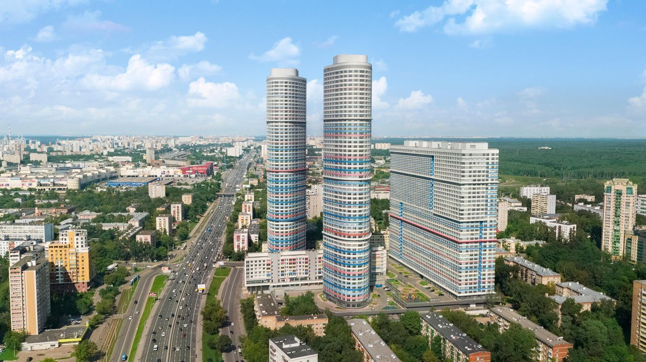 фасад дома, здание по адресу г Москва, пр-кт Мира, д 188Б к 1