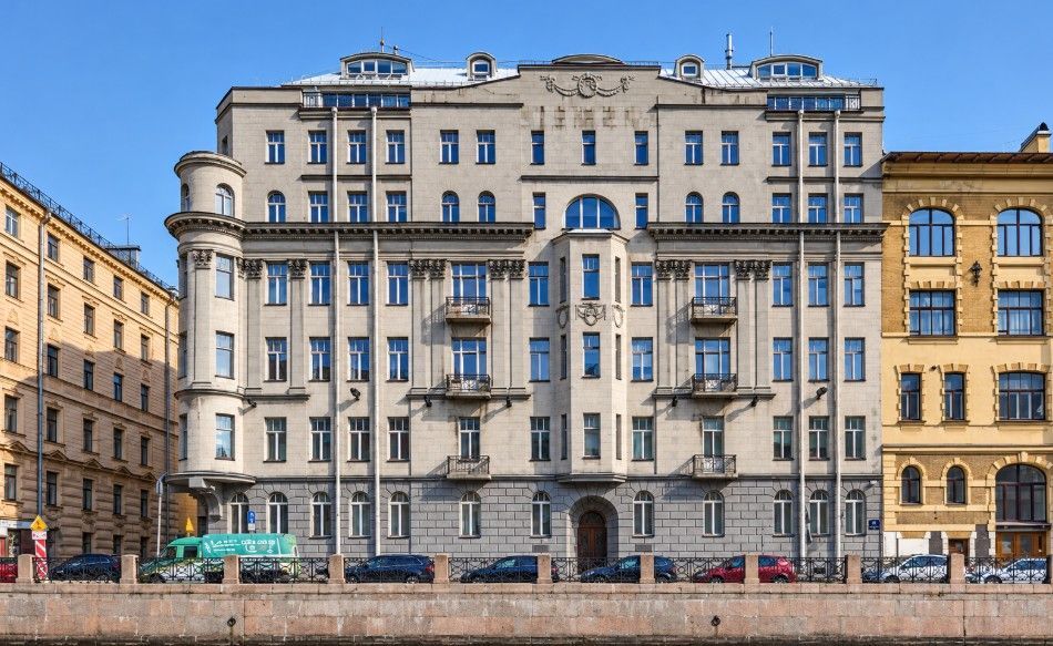 фасад дома, здание по адресу г Санкт-Петербург, наб Реки Мойки, д 36