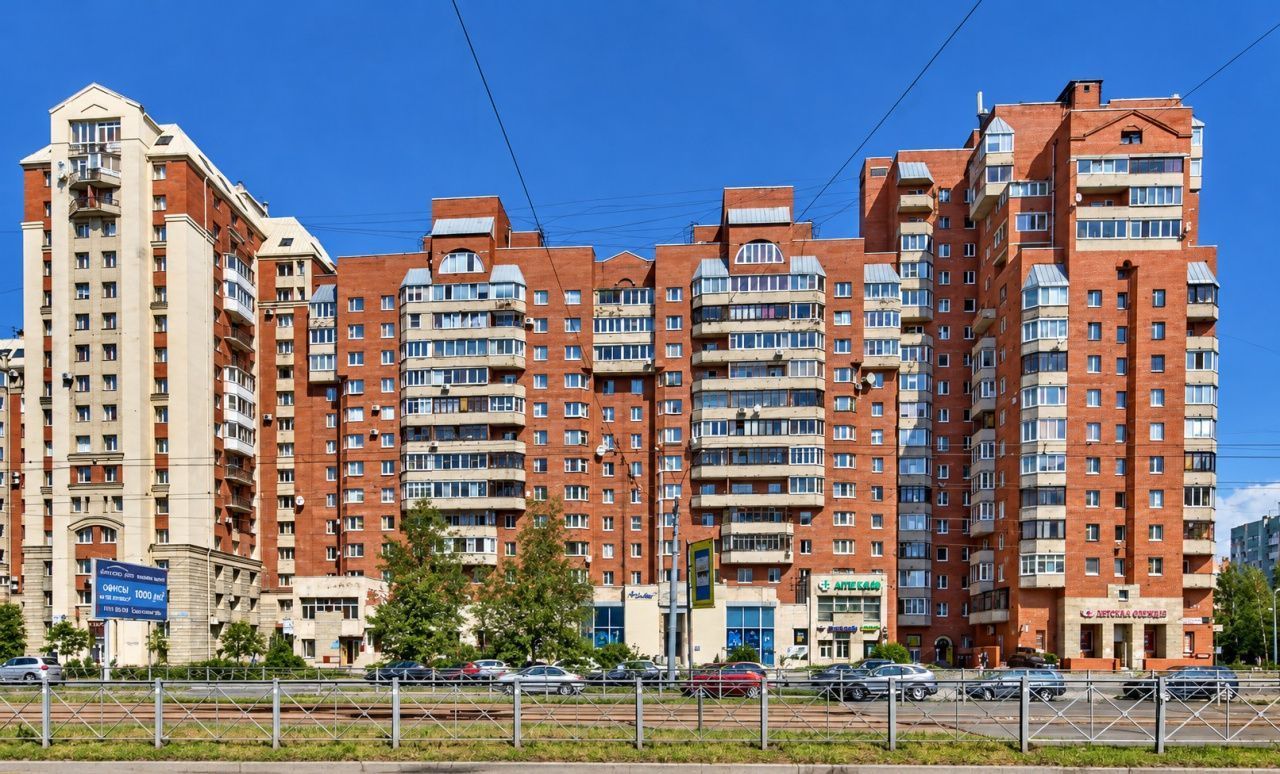 фасад дома, здание по адресу г Санкт-Петербург, ул Савушкина, д 133 к 1