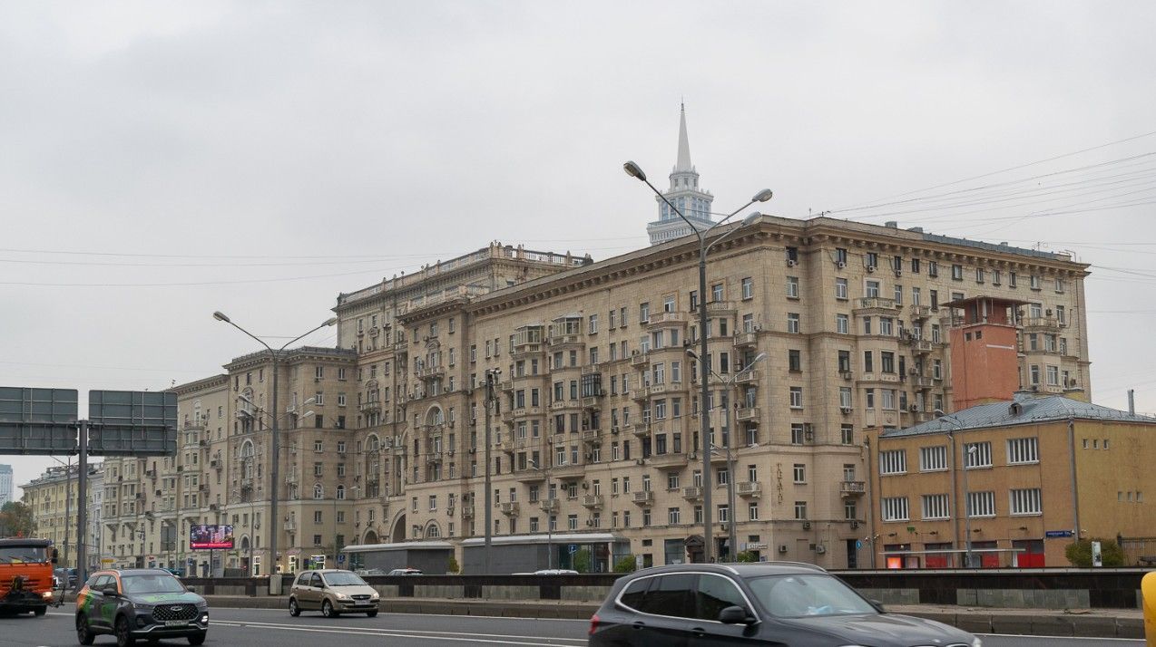 фасад дома, здание по адресу г Москва, Ленинградский пр-кт, д 71КГ 