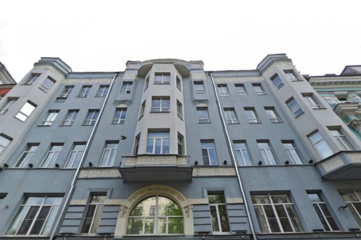 фасад дома, здание по адресу г Москва, ул Мясницкая, д 38 стр 1 