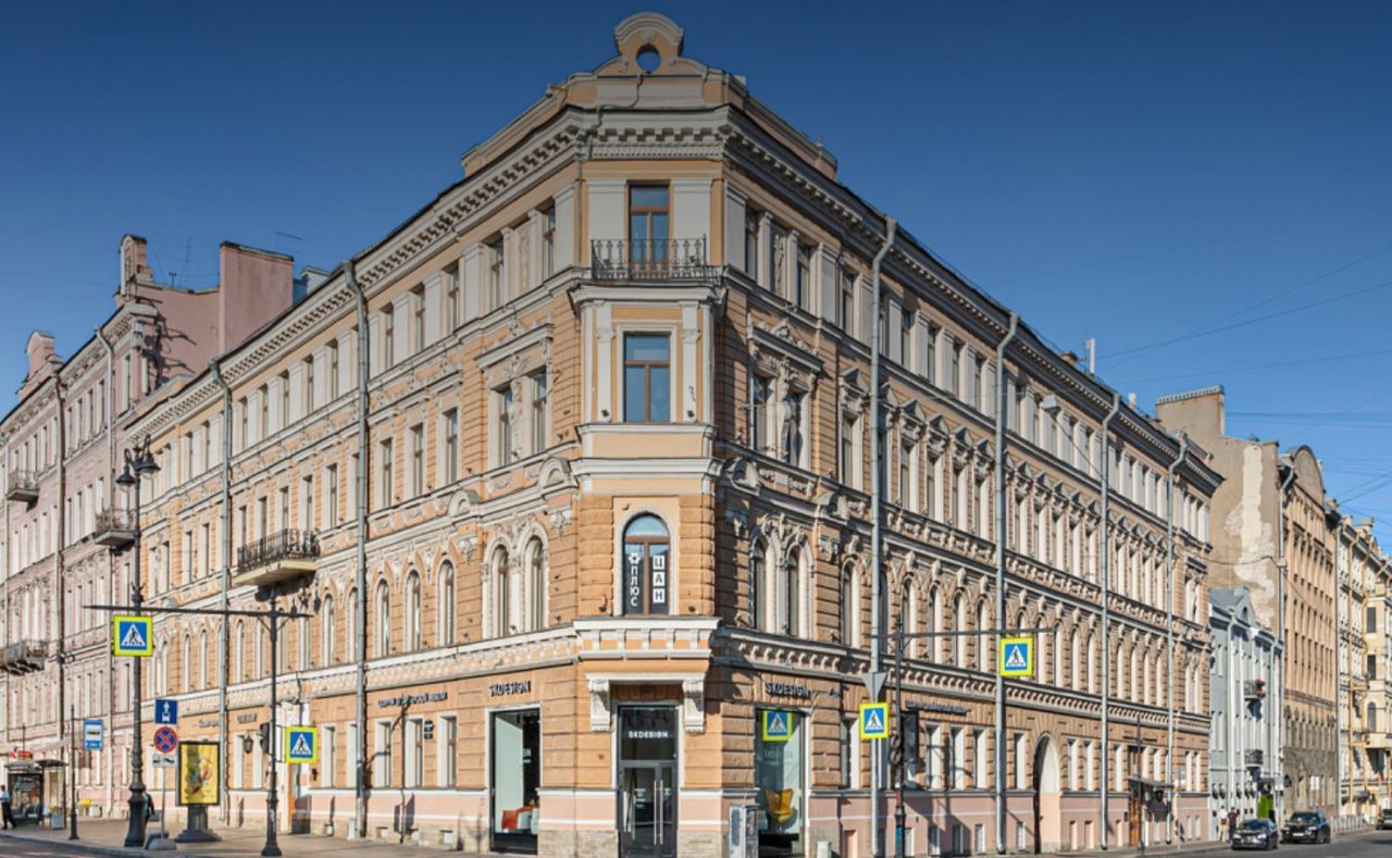 фасад дома, здание по адресу г Санкт-Петербург, ул Жуковского, д 63