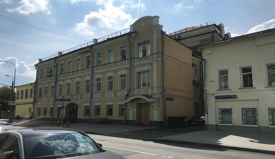 фасад дома, здание по адресу г Москва, ул Садовническая, д 24 стр 6