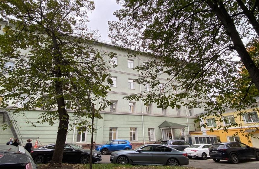 фасад дома, здание по адресу г Москва, ул Воронцово Поле, д 12 стр 3